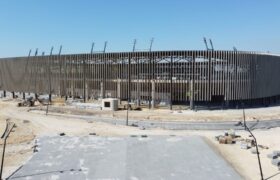 Montaż elewacji wraz z pokryciem dachu Stadion Sportowy w Sosnowcu